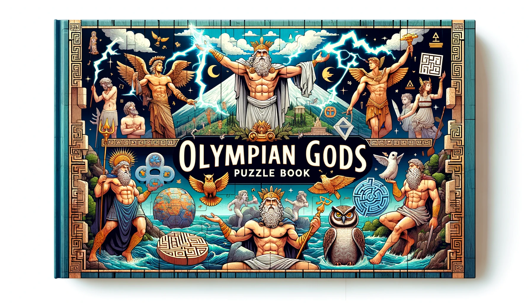 Deuses e Gênios da Mente: O Encanto do Livro de Quebra-cabeças do Olymp God